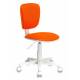 Кресло детское Бюрократ CH-W204NX/ORANGE оранжевый TW-96-1 (пластик белый) главное фото в маленьком размере