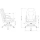 Кресло руководителя Бюрократ CH-868N Fabric черный Light-20 крестов. пластик. Фото товара с разных ракурсов.